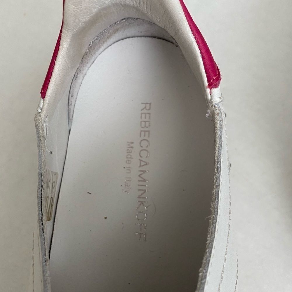 EUC Rebecca Minkoff Leather sneakers. Size 9.5 Original Box - Picture 9 of 16